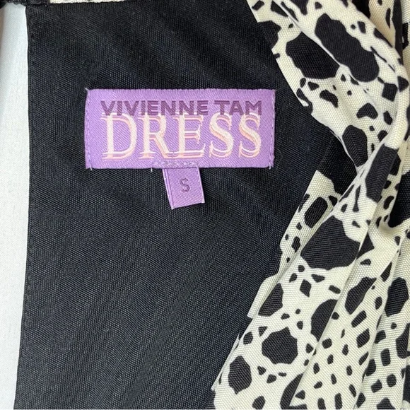 Vivienne Tam Silk Plunge Dress Size Small
